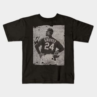 ken griffey Jr 24 Vintage Kids T-Shirt